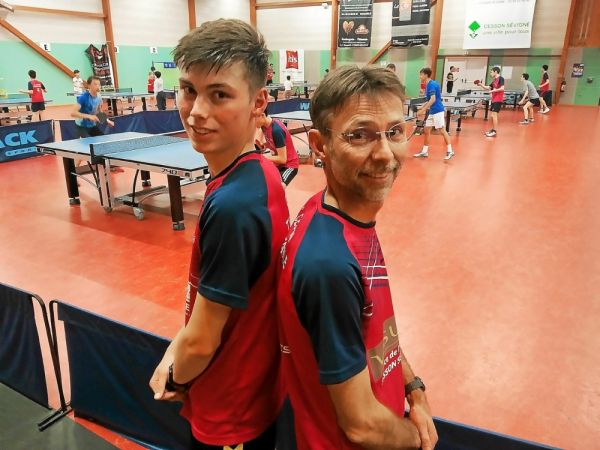 Tennis de table. Championnats de Bretagne à Landerneau : Levalois père et... fils