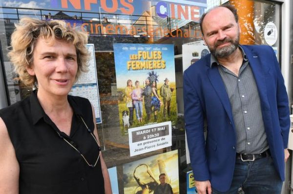 Avec son film Les Folies fermières, présenté mardi à Guéret (Creuse) Jean-Pierre Améris veut "donner la pêche" aux gens