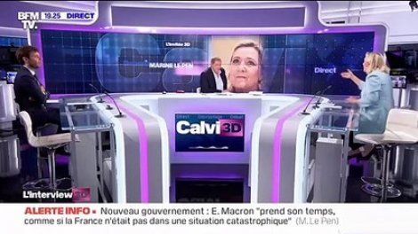 Accrochage hier soir en Marine Le Pen et Yves Calvi, alors que le journaliste lui reproche son "manque de franchise" : "Je n'ai pas d'engagement à prendre auprès de vous"