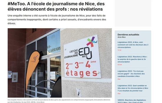 Crise à l'EDJ de Nice : "Nice-Matin" fait l'autruche