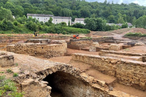 EN IMAGES. Des archéologues révèlent les vestiges d'un site industriel en Meurthe-et-Moselle