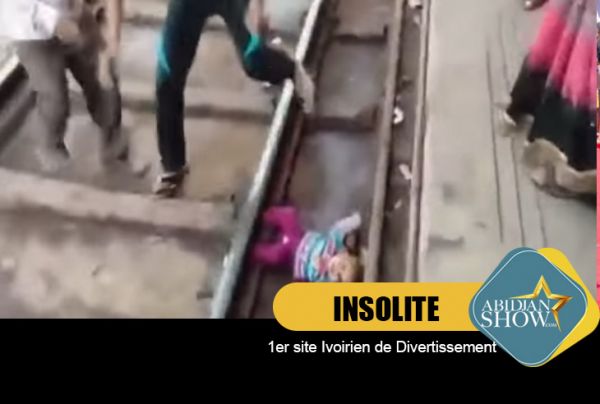 Après le passage d'un train sur un bébé, il s'en sort indemne
