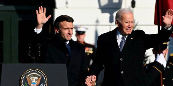 Macron aux États-Unis : « Il nous faut savoir redevenir frères d'armes »