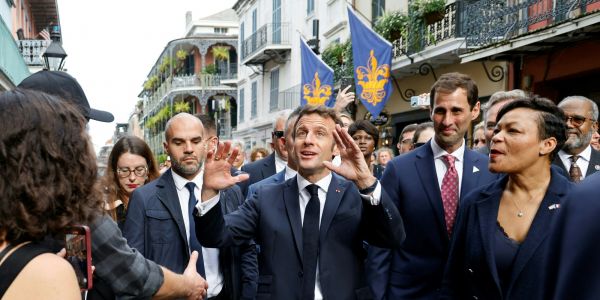 Emmanuel Macron termine avec optimisme sa visite d'État à La Nouvelle-Orléans