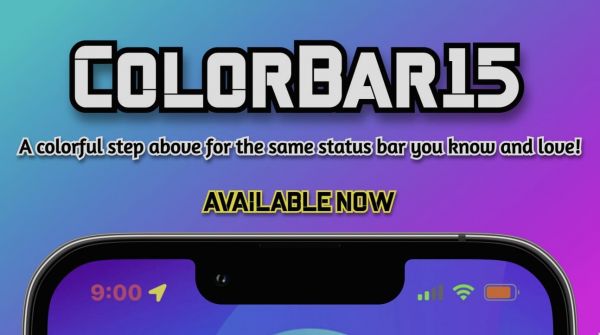 ColorBar15 permet de colorer la barre d’état iPhone