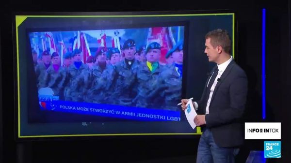 VIDEO. "Info ou Intox" : Une fausse séquence de la TV polonaise sur une "armée LGBT"