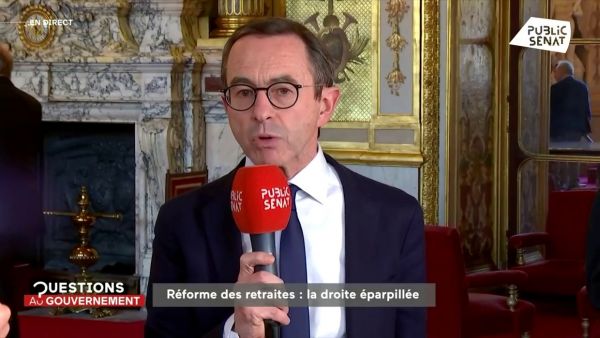 Retraites : « Aurélien Pradié se trompe de famille politique », tacle Bruno Retailleau