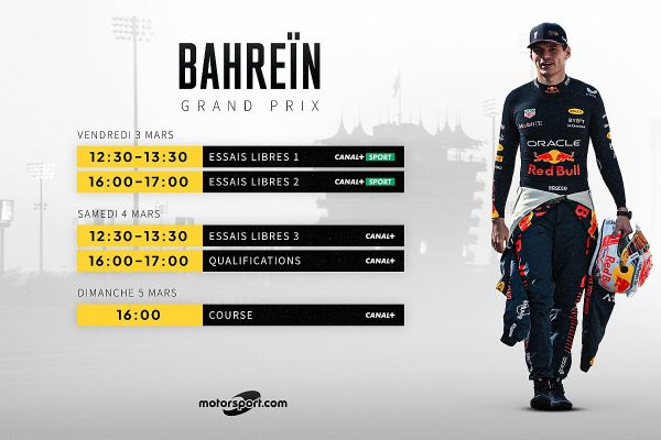 Le programme du GP de Bahreïn F1 2023
