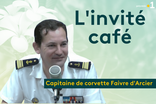 L'invité café : capitaine de corvette Wallerand Faivre d'Arcier