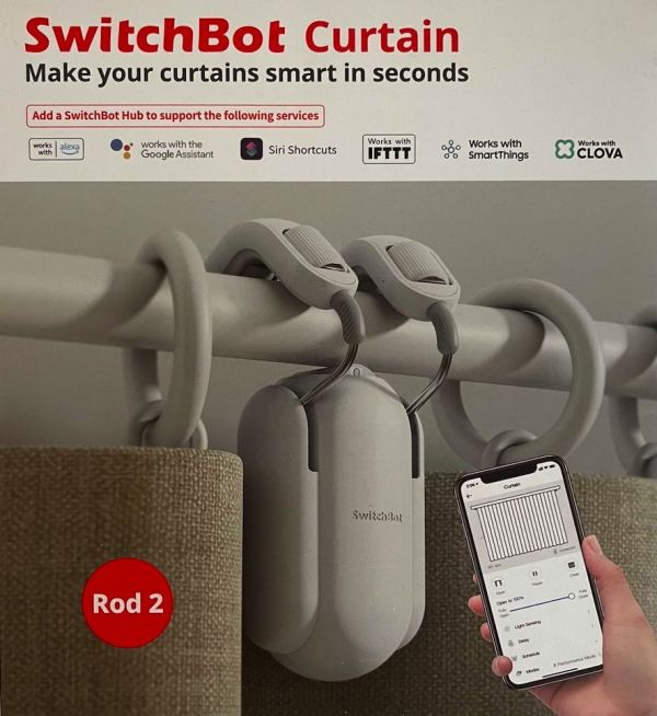 Test et avis du SwitchBot Curtain Rod 2 pour contrôler l'ouverture des rideaux