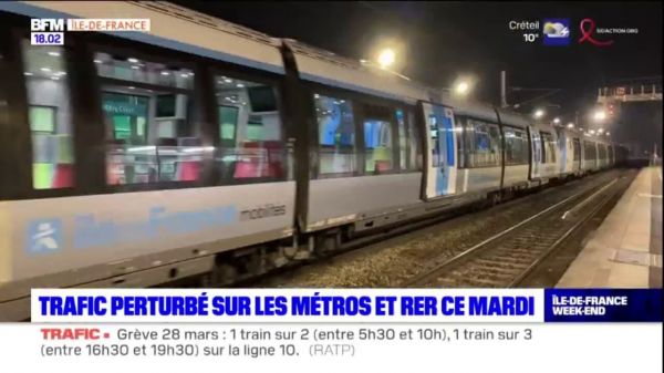 Grève du 28 mars: trafic perturbé sur les métros et RER
