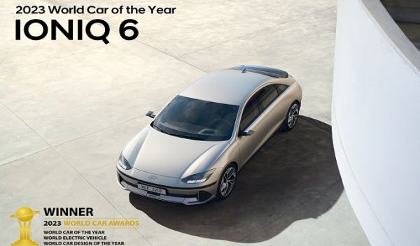 Hyundai IONIQ 6 remporte 3 prix prestigieux au World Car Awards 2023