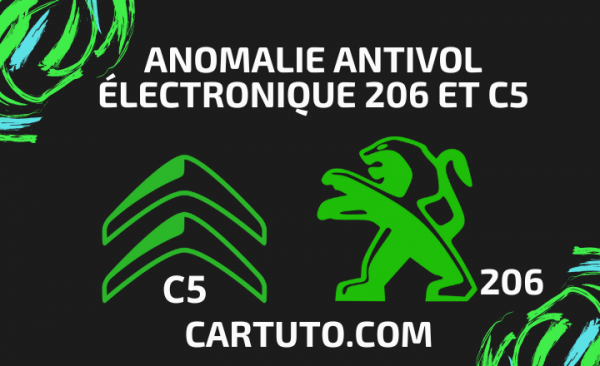 [6 Solutions] Anomalie Antivol Électronique 206 et C5