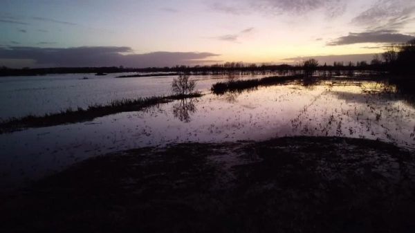 Inondations en Charente-Maritime vues du ciel : découvrez la séquence réalisée depuis un drone, à Tonnay-Boutonne