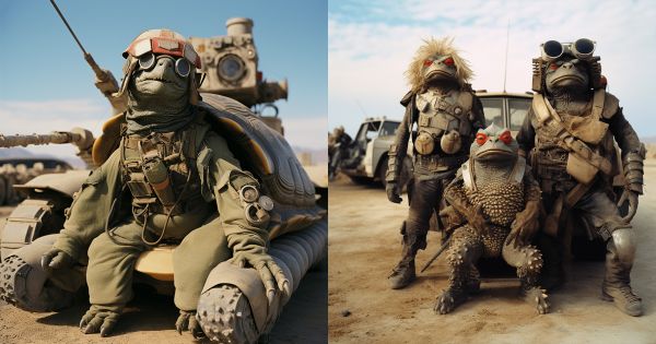 Mad Max Fury Road : 9 images en version crapaud et tortue