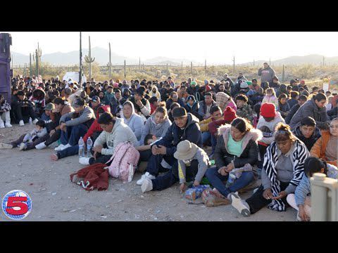 Frontière étatsuno-mexicaine : Camp de détention de migrants (Vidéo)