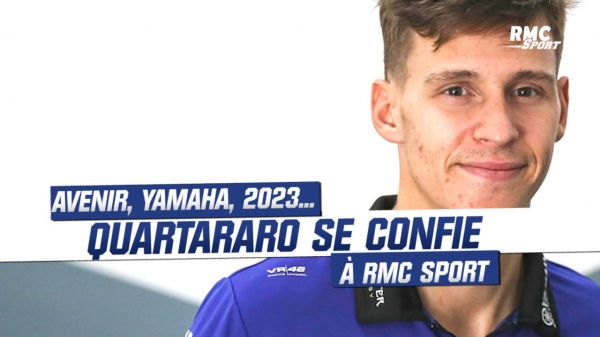 MotoGP : sa fin de contrat, Yamaha, son année 2023 compliquée... Quartararo se confie à RMC Sport
