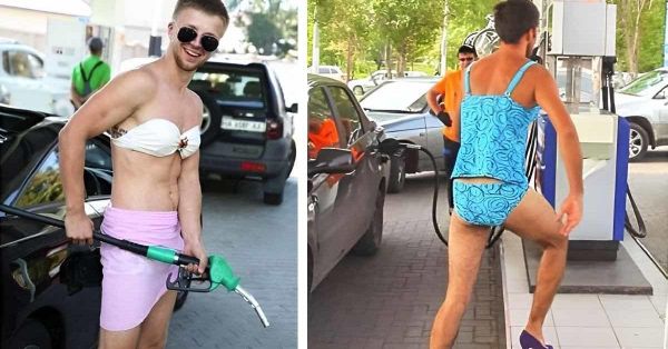 Quand une station-service en Russie offre du carburant gratuit pour les clients en bikini