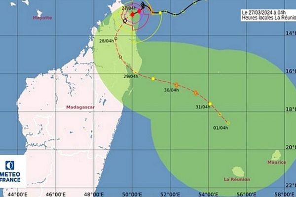 Le cyclone tropical Gamane est entré au Nord-Est de Madagascar