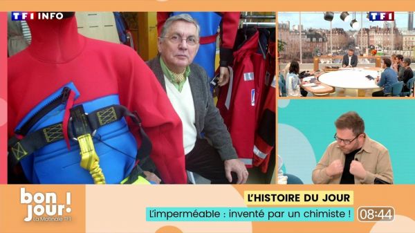 Bonjour ! La Matinale TF1 - Histoire : L'imperméable, inventé par un chimiste ! | TF1 INFO