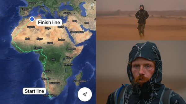 Russ Cook est sur le point de finir sa traversée de l'Afrique à la course