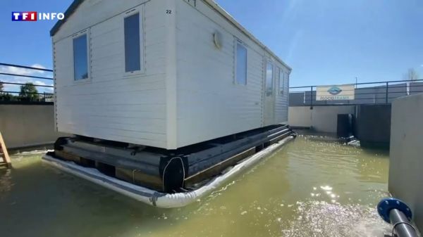 VIDÉO - "Ça monte tout seul" : cette innovation protège les maisons des inondations | TF1 INFO
