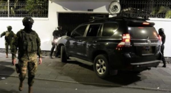 Séquestration de l'ancien vice président Jorge Glas à l'ambassade du mexique en Equateur -- Gustavo  VEIGA