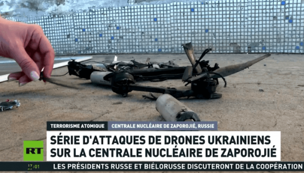 Série d'attaques de drones Ukrainiens sur la centrale nucléaire de Zaporojié (Claude Janvier)