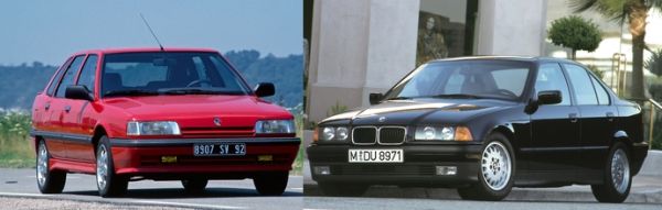 BMW 318i E36 vs Renault 21 TXI, duel de familiales rapides, dès 4 500 €