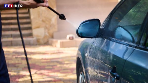Laver votre voiture chez vous peut vous coûter cher | TF1 INFO