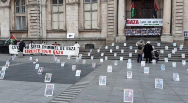 Rassemblement à Lyon pour Gaza