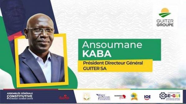 Guinée : Ansoumane Kaba ‘'Guiter'' élu Président du Patronat pour un mandat 4 ans