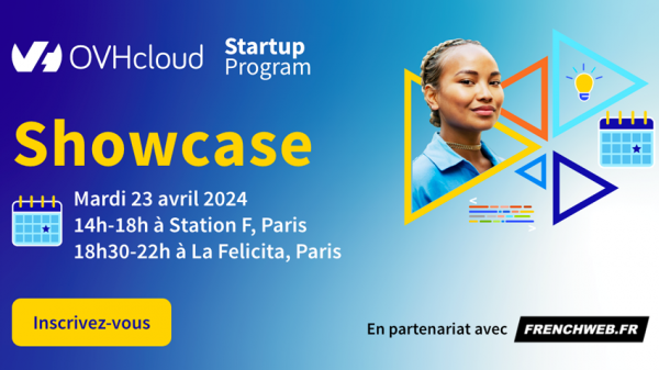 OVHcloud Startup Showcase France c’est demain!