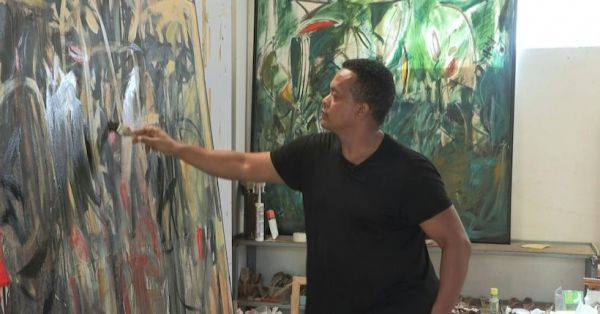 En Éthiopie, le peintre Fikru pose ses émotions sur la toile