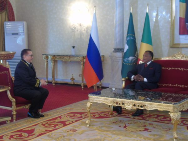 Congo : Denis Sassou N'Guesso reçoit le nouvel ambassadeur de Russie