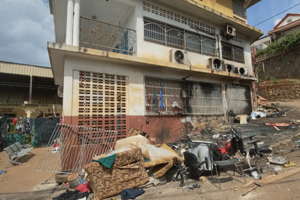 Un nouvel incendie devant les locaux de l'association Solidarité Mayotte