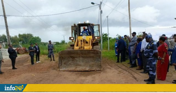 Port-Gentil : Lancement des travaux de réhabilitation des routes secondaires