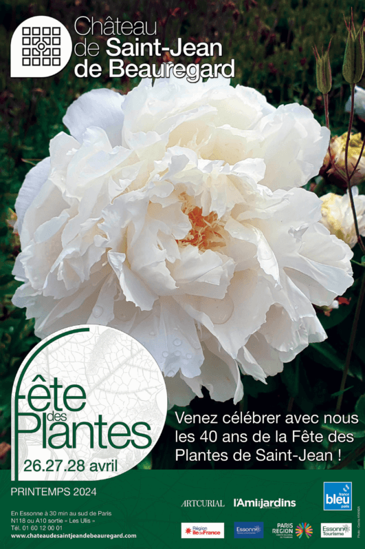 Les 40 ans de la Fête des Plantes de Saint-Jean de Beauregard (91) du 26 au 28 avril 2024