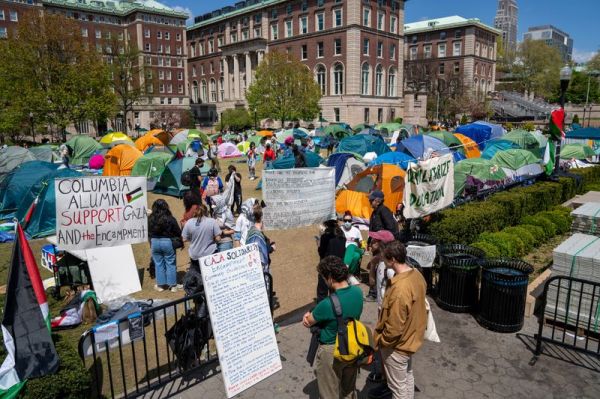 Plainte contre l'université de Columbia après l'arrestation de manifestants anti-guerre