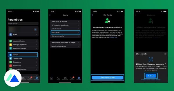WhatsApp : comment activer les passkeys sur iOS et Android