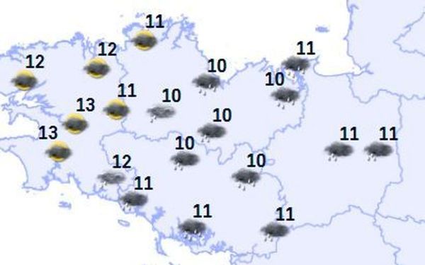 Météo en Bretagne : retour des pluies ce samedi après-midi