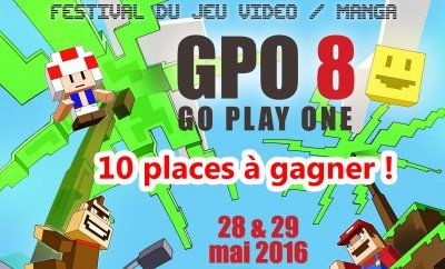 GO Play One 8 - 10 places à gagner pour le salon incontournable de ce week-end (#‎GoPlayOne8)
