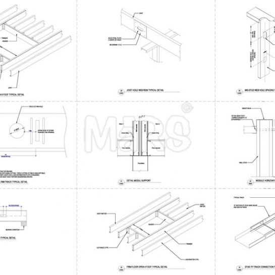 Steel Erection Drawings Services