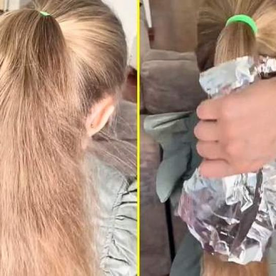 Comment Enlever l'Électricité Statique sur les Cheveux avec du Papier d'Alu.