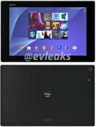 Verizon aura bien droit à la tablette Xperia Z2 de Sony