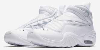 Nike Air Shake Ndestrukt Triple White : un coloris jamais vu sur les cheveux de Dennis Rodman