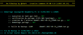 [Raspberry Pi] Mon script de sauvegarde vers Synology