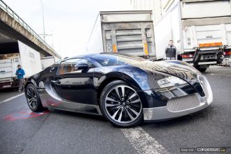 Photos du jour : Bugatti Veyron Soleil de Nuit (Rétromobile)