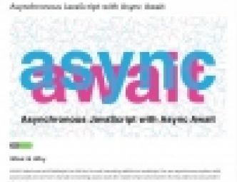 WebDesign Découvrez les événements asynchrones en JavaScript ES2017 - asynchronous-javascript-with-async-await