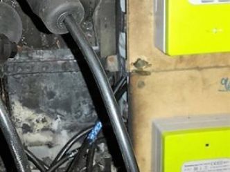Un nouveau compteur électrique s'enflamme